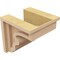 Ekena Millwork 6"W x 6"D x 6"H Wide Highland Rough Cedar Woodgrain TimberThane Corbel, Primed Tan CORUR06X06X06HLDRCPR - alternate 3